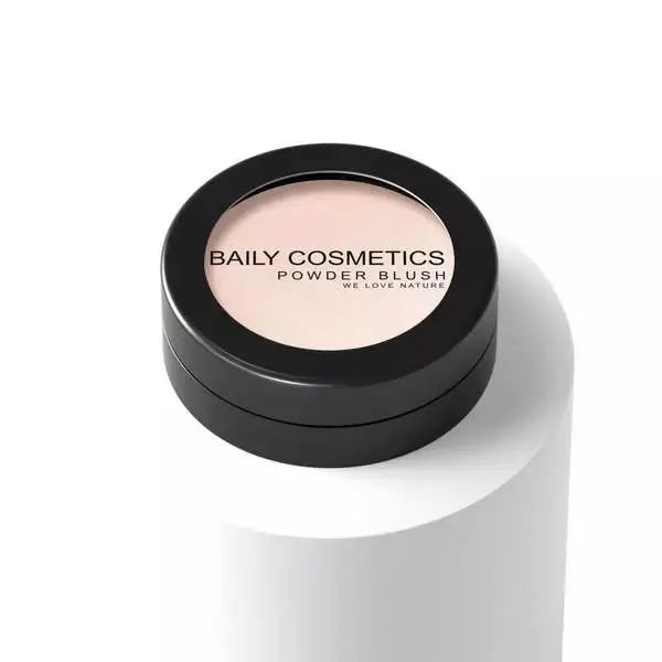 Baily Cosmetics Creamy Peach Blush in Soft Radiance for a Gentle Glow