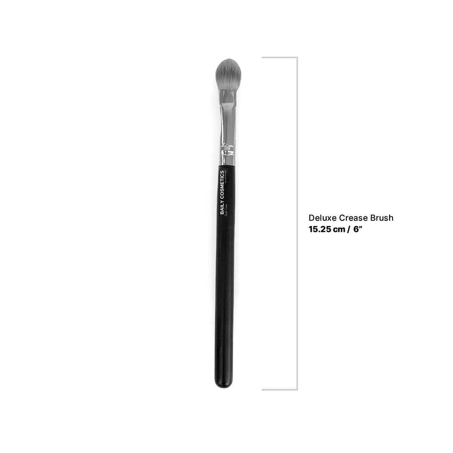 Baily Cosmetics Crease Brush with Synthetic Vegan Fibers for Eyeshadow Blending
