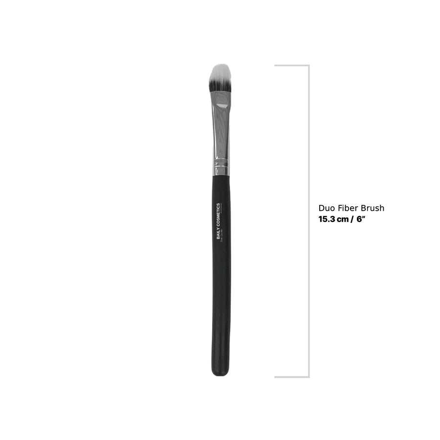 Baily Cosmetics Duo Fiber Shadow Brush for Flawless Eye Makeup Application