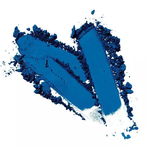 Swatch of Baily Cosmetics Vibrant Blue Eyeshadow
