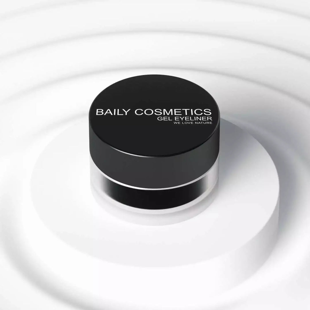 Experience Precision and Longevity with Baily Cosmetics' Endless Black Waterproof Gel Eyeliner.
