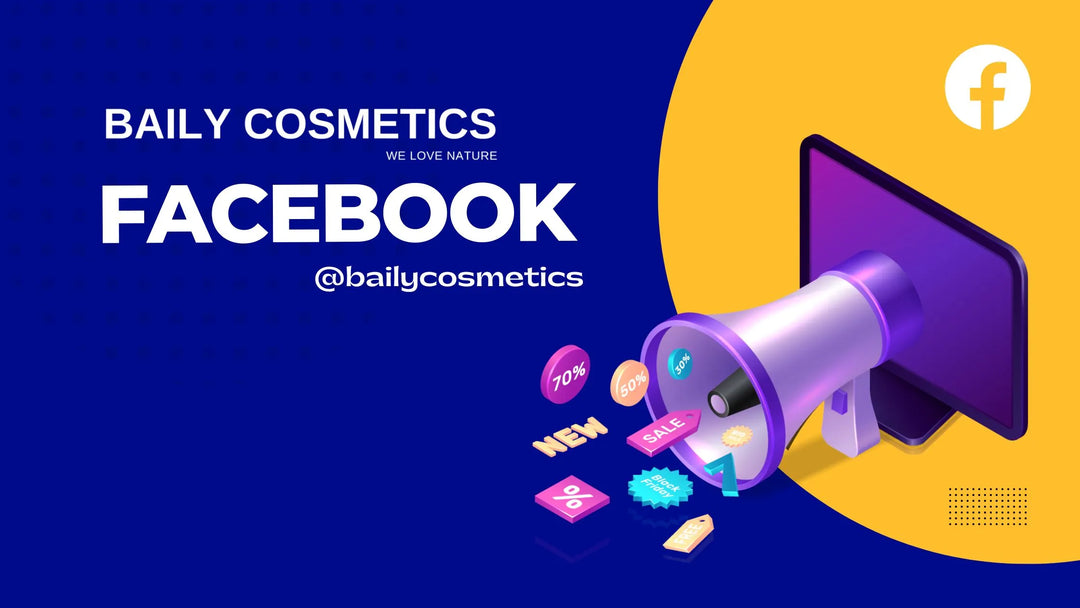 Screenshot of Baily Cosmetics LLC's vibrant Facebook community discussing natural, vegan, and organic cosmetics.