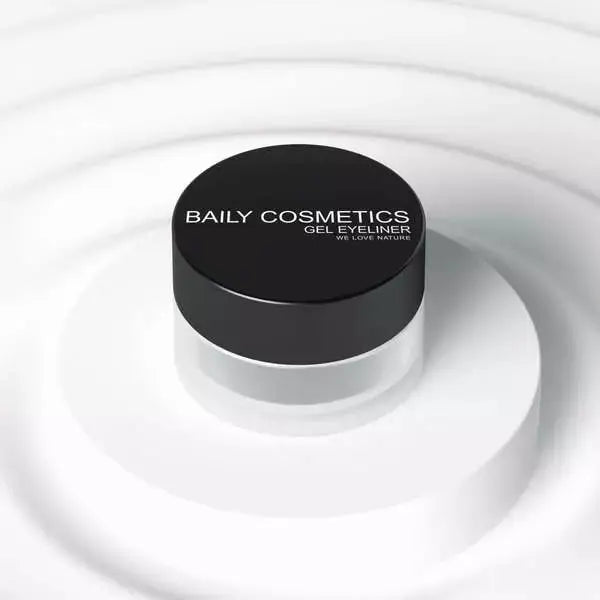 Add Impact with Baily Cosmetics' Pristine White Waterproof Gel Eyeliner.