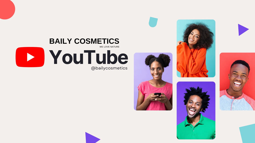 Screenshot from a Baily Cosmetics LLC YouTube video tutorial, showcasing the application of our natural, vegan, and organic cosmetics.