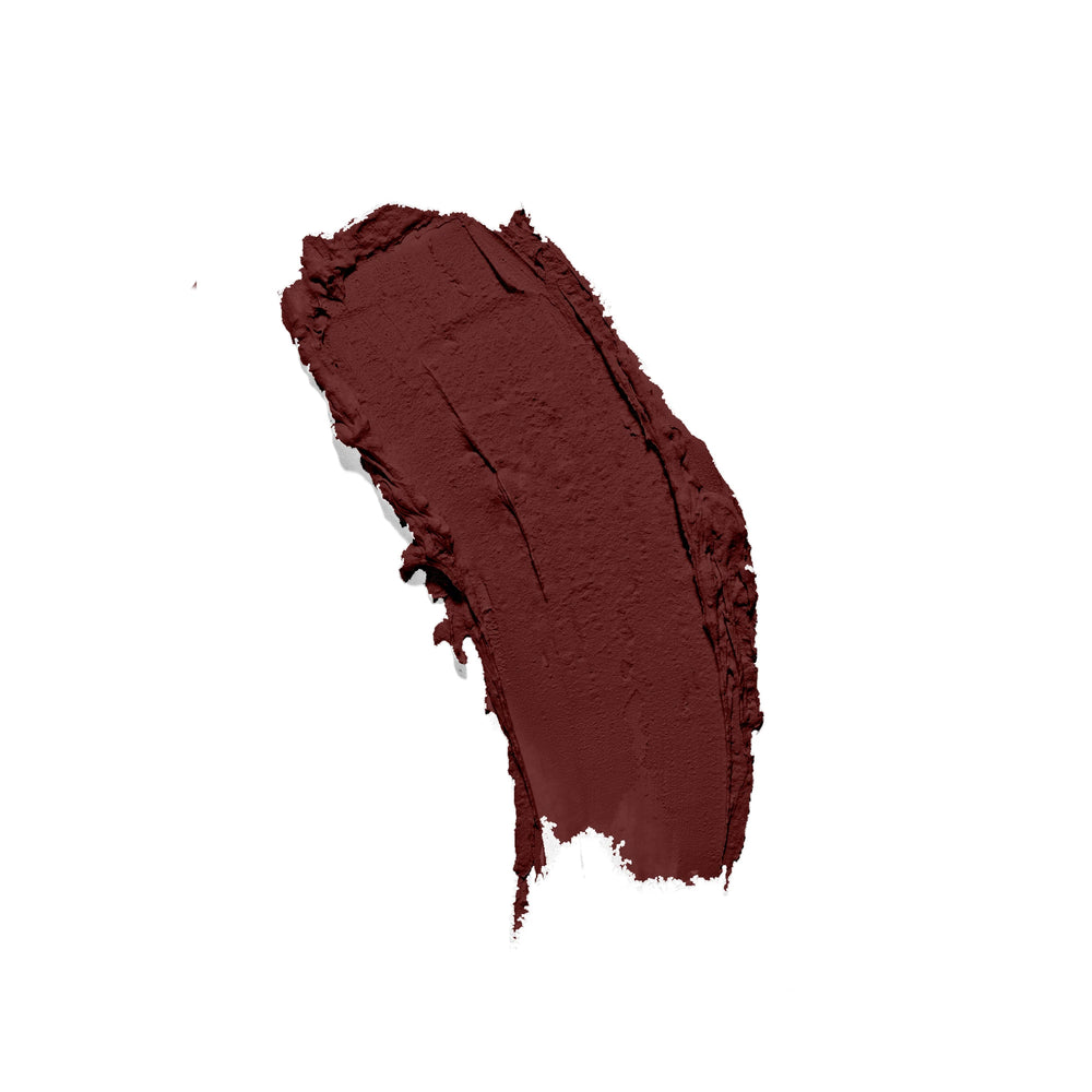 Swatch of Baily Lipstick - 89% Chocolate on a white background