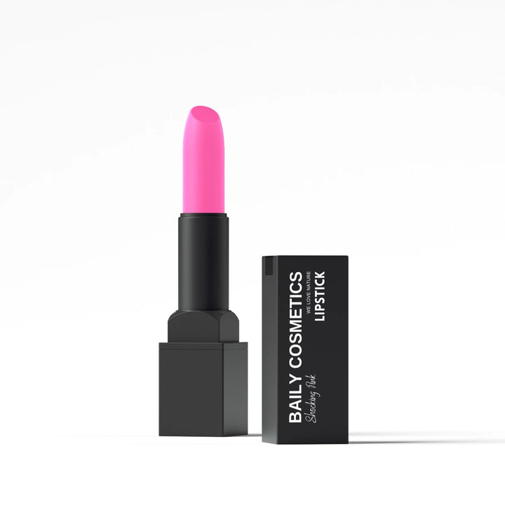 Baily Lipstick - Shocking Pink on a white background
