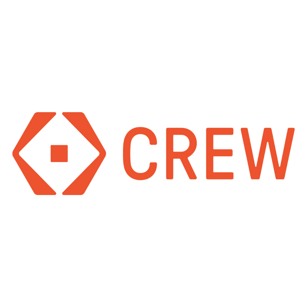 CREW Carbon logo highlighting the sustainability partnership with Baily Cosmetics