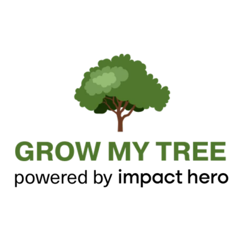 Grow my Tree logo promoting environmental sustainability and reforestation efforts