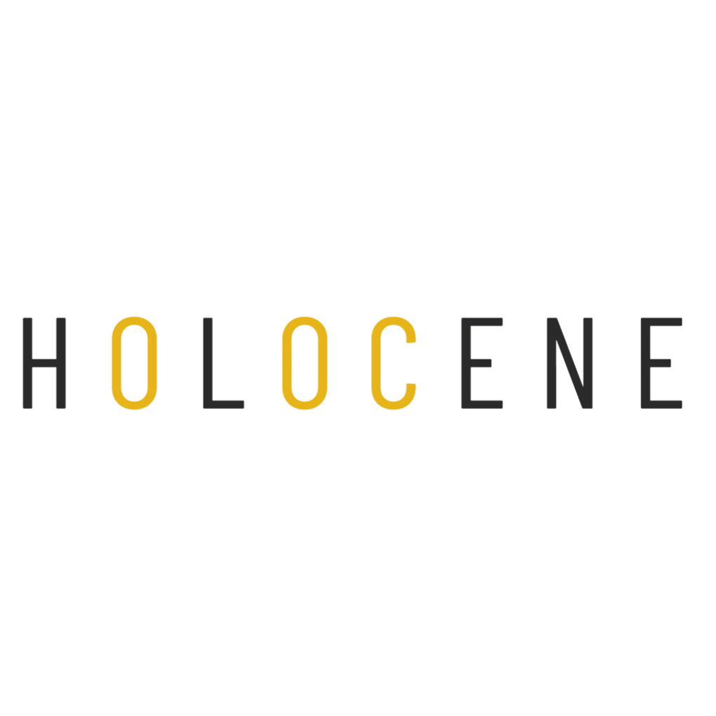 Holocene Climate logo showcasing the climate action partnership with Baily Cosmetics